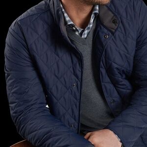 Peter Millar  Suffolk Coat Crown Navy Blue